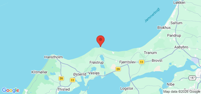 Kort over Bulbjerg