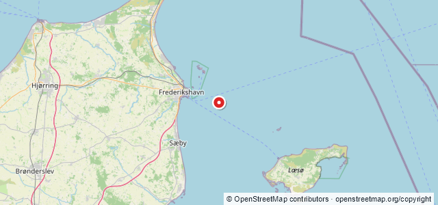 Kort over Ormen II M/S