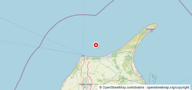 Kort over Niels Jensen HG 7