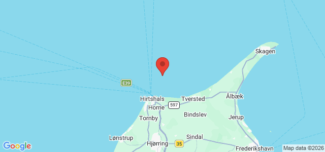 Kort over Nordlyset S 136
