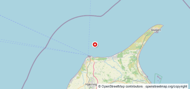 Kort over Nordlyset S 136