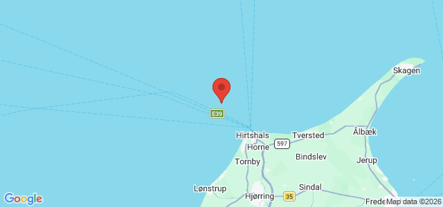 Kort over Sandstensrev