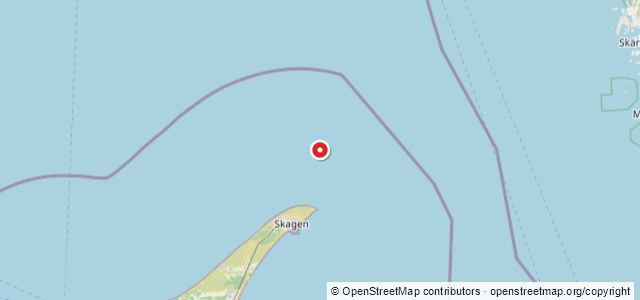 Kort over Vrag. Skagen N
