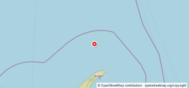 Kort over Pioner M/S