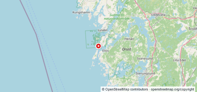 Kort over Islandsberg Fyr