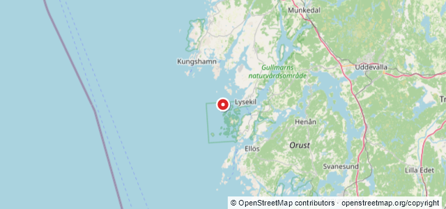 Kort over Göven, Lysekil