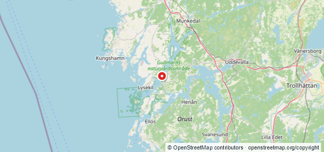 Kort over Skår, Gulmarsfjorden