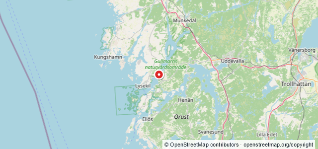 Kort over Skår, Gulmarsfjorden