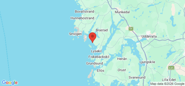 Kort over Skalhamn, Gulmarsfjorden