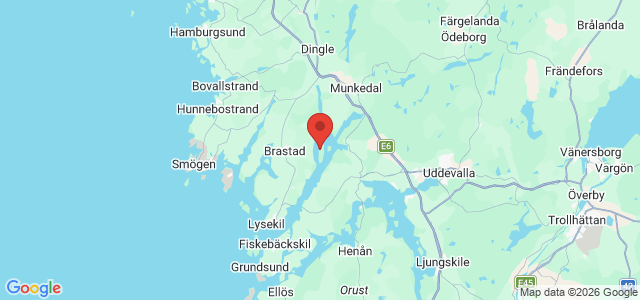 Kort over Stora Bornö S, Lysekil