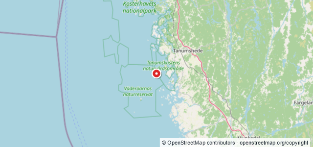 Kort over Btöndskör og Striddan