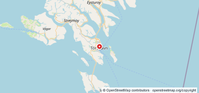 Kort over Færøerne, Torshavn