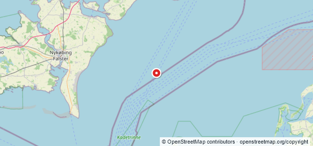 Kort over Tina Jack M/S