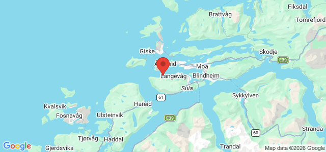 Kort over M/S Øygar