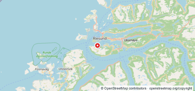 Kort over M/S Øygar