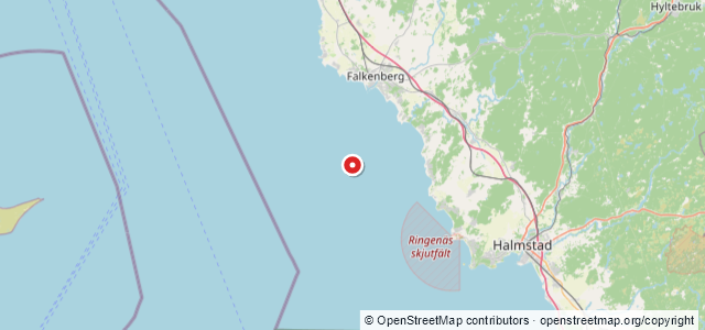Kort over Gustafva Sophia, Falkenberg