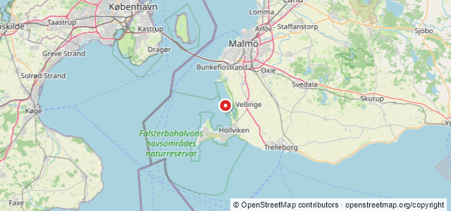 Kort over Foteviken 1, Vellinge