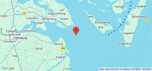 Kort over Isskib