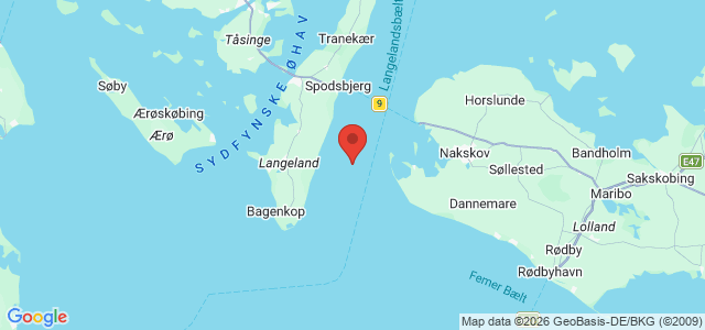 Kort over Neptun N 85