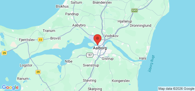 Kort over Reduceret dybde Aalborg Skudehavn