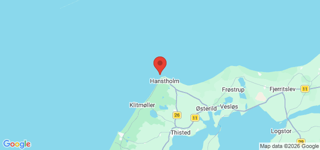 Kort over Reduceret dybde Hanstholm Havn