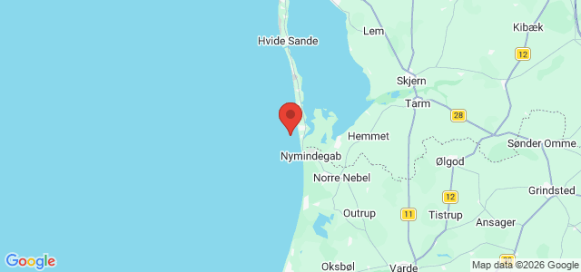 Kort over Vrag Nymindegab NW.