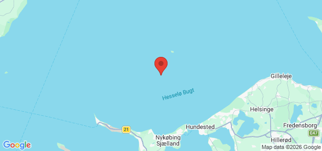 Kort over Vrag Hesselø Bugt. Hesselø S.