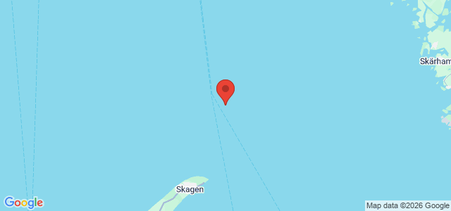 Kort over Vrag Skagen N