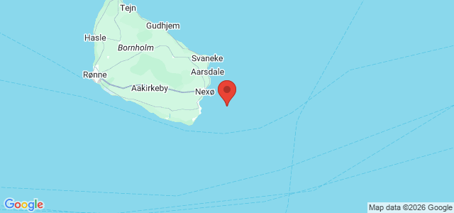 Kort over Vrag Bornholm E. Nexø SE