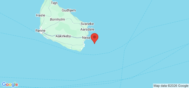 Kort over Vrag Bornholm E. Nexø SE
