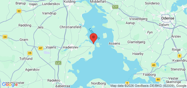 Kort over Vrag Årøsund