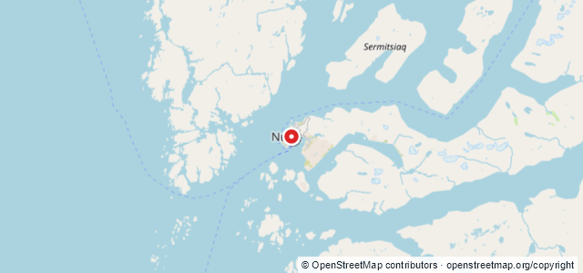 Kort over Vrag Nuuk (Godthåb). Inderhavn.