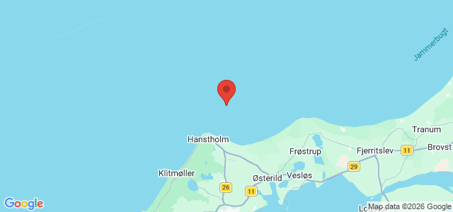 Kort over Vrag Hanstholm NE