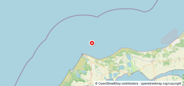 Kort over Vrag Hanstholm NE