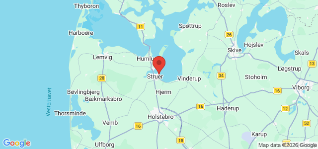 Kort over Vrag Venø Bugt. Struer E