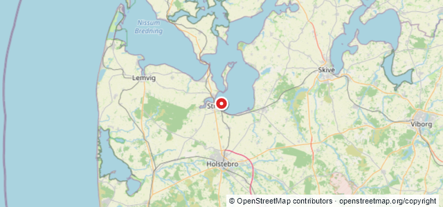 Kort over Vrag Venø Bugt. Struer E