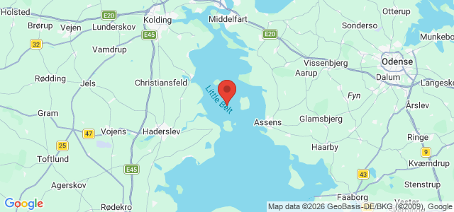 Kort over Vrag Bastholm Hage
