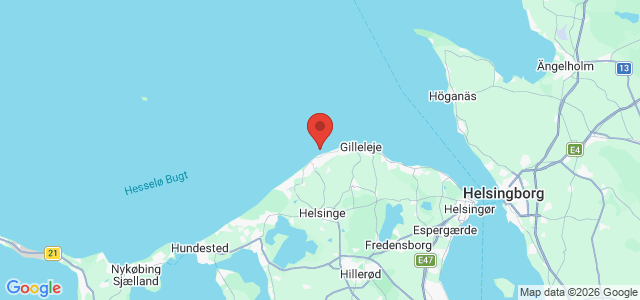 Kort over Vrag Rågeleje