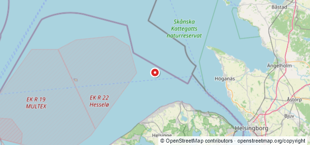 Kort over Vrag Gilleleje NW