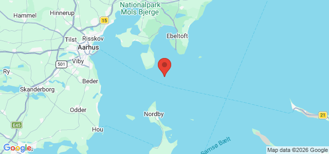 Kort over Vrag Samsø N