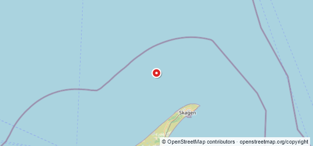 Kort over Vrag Skagen N