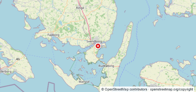 Kort over Vrag Svendborgsund