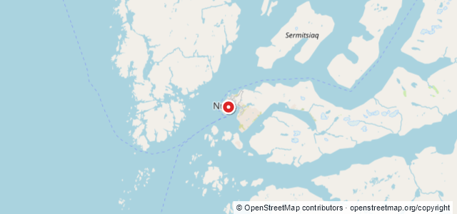 Kort over Vrag Nuuk Havn