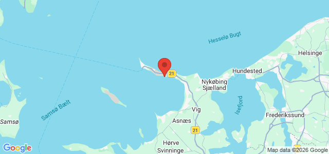 Kort over Vrag Sjællands Odde S