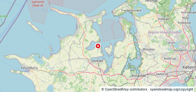Kort over Vrag Lammefjord. Kisserup hage E