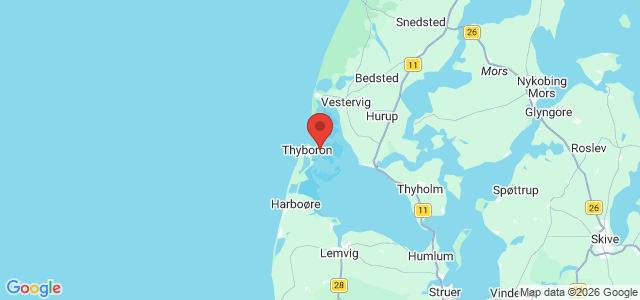Kort over Vrag Langholm Løb