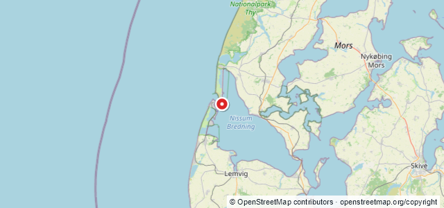 Kort over Vrag Langholm Løb