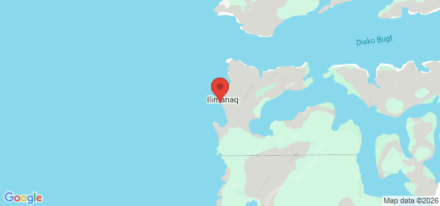 Kort over Tabt Anker Illimanaq Claushavn