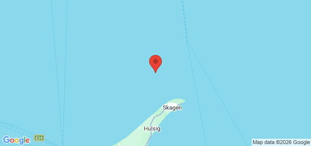 Kort over Sejlskib Skagen