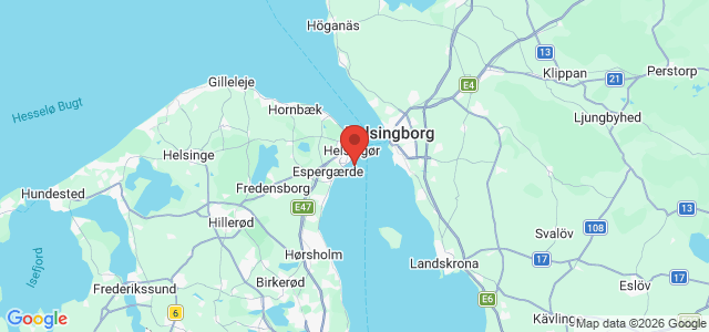 Kort over Sejlskib. Helsingør S